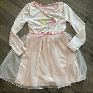 Disney Pink and White Kids Pajama Nightgown